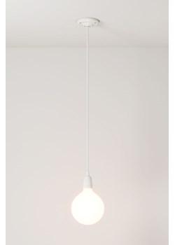 H & M - Lampa Wisząca Z Porcelany Z Żarówką - Biały ze sklepu H&M w kategorii Lampy wiszące - zdjęcie 172183548