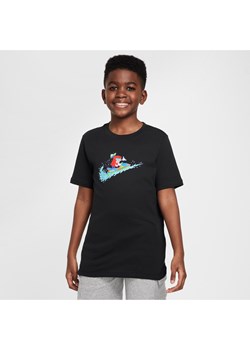 T-shirt dla dużych dzieci Nike Sportswear - Czerń ze sklepu Nike poland w kategorii T-shirty chłopięce - zdjęcie 172184667