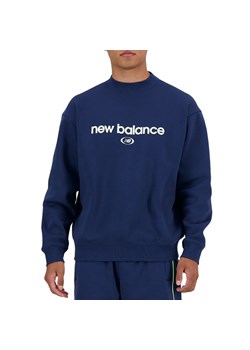 Bluza New Balance MT41597NNY - granatowa ze sklepu streetstyle24.pl w kategorii Bluzy męskie - zdjęcie 172184966