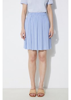 Samsoe Samsoe spódnica kolor niebieski mini rozkloszowana ze sklepu PRM w kategorii Spódnice - zdjęcie 172184998