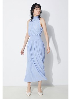 Samsoe Samsoe sukienka kolor niebieski maxi rozkloszowana ze sklepu PRM w kategorii Sukienki - zdjęcie 172185008