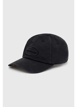 thisisneverthat czapka z daszkiem bawełniana Overdyed E/T-Logo Cap kolor czarny z aplikacją TN240WHWBC02 ze sklepu PRM w kategorii Czapki z daszkiem męskie - zdjęcie 172185088