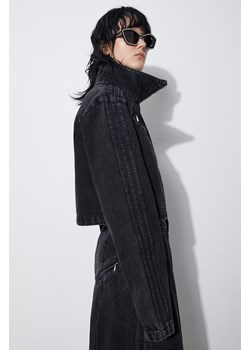 adidas Originals kurtka jeansowa damska kolor czarny przejściowa IT7263 ze sklepu PRM w kategorii Kurtki damskie - zdjęcie 172185136
