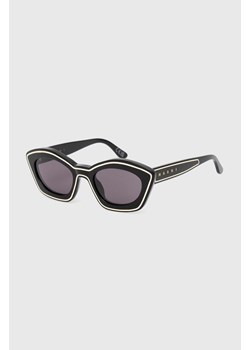 Marni okulary przeciwsłoneczne Kea Island kolor czarny EYMRN00020 001 1XT ze sklepu PRM w kategorii Okulary przeciwsłoneczne damskie - zdjęcie 172185349