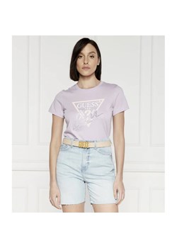 GUESS T-shirt ICON | Regular Fit ze sklepu Gomez Fashion Store w kategorii Bluzki damskie - zdjęcie 172185986