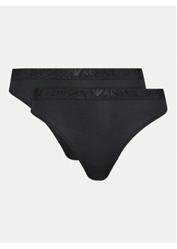 Emporio Armani Underwear Komplet 2 par stringów 163333 4R235 00020 Czarny ze sklepu MODIVO w kategorii Majtki damskie - zdjęcie 172187418