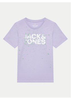 Jack&Jones Junior T-Shirt Jcosplash 12257415 Fioletowy Regular Fit ze sklepu MODIVO w kategorii Bluzki dziewczęce - zdjęcie 172187497