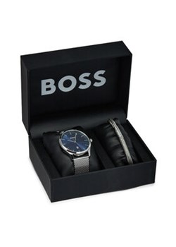 Boss Zegarek 1570160 Srebrny ze sklepu MODIVO w kategorii Zegarki - zdjęcie 172187516