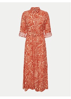 ONLY Sukienka koszulowa Callie 15318799 Pomarańczowy Regular Fit ze sklepu MODIVO w kategorii Sukienki - zdjęcie 172187537