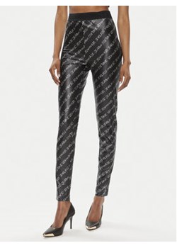 Versace Jeans Couture Legginsy 75HAC101 Czarny Slim Fit ze sklepu MODIVO w kategorii Spodnie damskie - zdjęcie 172187545