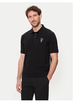 KARL LAGERFELD Polo 745023 542221 Czarny Regular Fit ze sklepu MODIVO w kategorii T-shirty męskie - zdjęcie 172187766