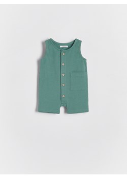 Reserved - Bawełniany kombinezon - miętowy ze sklepu Reserved w kategorii Odzież dla niemowląt - zdjęcie 172189939