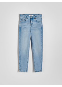 Reserved - Jeansy slim fit - niebieski ze sklepu Reserved w kategorii Jeansy damskie - zdjęcie 172190297