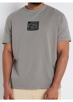 Sinsay - Koszulka z nadrukiem - szary ze sklepu Sinsay w kategorii T-shirty męskie - zdjęcie 172191489