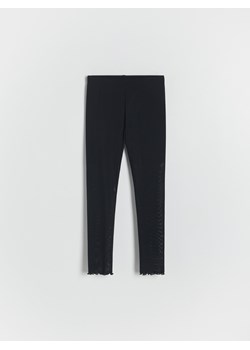 Reserved - Transparentne spodnie - czarny ze sklepu Reserved w kategorii Spodnie dziewczęce - zdjęcie 172194687