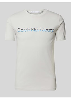 T-shirt z nadrukiem z logo model ‘MIXED INSTITUTIONAL’ ze sklepu Peek&Cloppenburg  w kategorii T-shirty męskie - zdjęcie 172195348