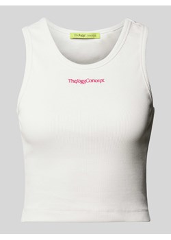 Top z nadrukiem z logo model ‘ASMINE’ ze sklepu Peek&Cloppenburg  w kategorii Bluzki damskie - zdjęcie 172195439