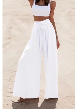 Spodnie ROSINITA WHITE ze sklepu Ivet Shop w kategorii Spodnie damskie - zdjęcie 172195538
