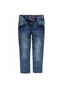 Dziewczęce spodnie jeansowe niebieskie sprane ze sklepu 5.10.15 w kategorii Spodnie dziewczęce - zdjęcie 172195595