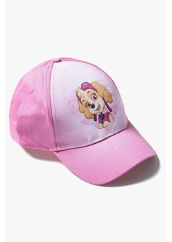 Bawełniana czapka dziewczęca z daszkiem Psi Patrol - różowa ze sklepu 5.10.15 w kategorii Czapki dziecięce - zdjęcie 172195648