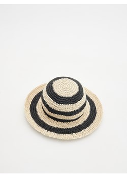 Reserved - Słomkowy kapelusz - kremowy ze sklepu Reserved w kategorii Czapki dziecięce - zdjęcie 172197129