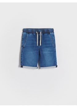 Reserved - Jeansowe szorty jogger - niebieski ze sklepu Reserved w kategorii Spodenki chłopięce - zdjęcie 172197187