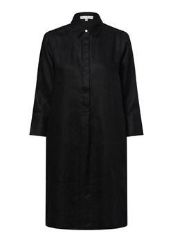 Marie Lund Damska sukienka lniana Kobiety len czarny jednolity ze sklepu vangraaf w kategorii Sukienki - zdjęcie 172197447