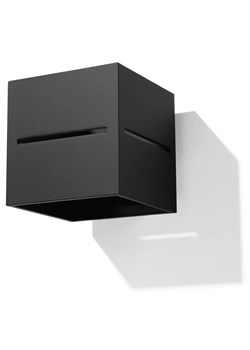 Minimalistyczny kinkiet E731-Lobi - czarny ze sklepu Edinos.pl w kategorii Lampy ścienne - zdjęcie 172200725
