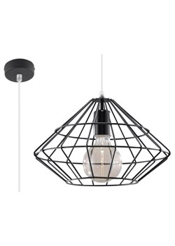 Designerska lampa wisząca E841-Umberta - czarny ze sklepu Edinos.pl w kategorii Lampy wiszące - zdjęcie 172201106