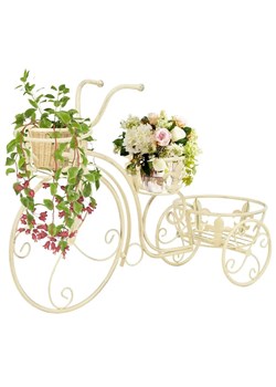Stojak na rośliny w kształcie roweru - Lorin ze sklepu Edinos.pl w kategorii Doniczki i osłonki - zdjęcie 172201519