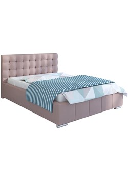 Tapicerowane łóżko ze schowkiem 120x200 Elber 2X - 36 kolorów ze sklepu Edinos.pl w kategorii Łóżka i materace - zdjęcie 172202059