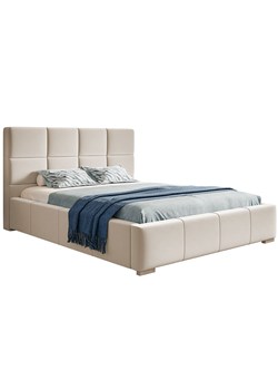 Tapicerowane pojedyncze łóżko 90x200 Campino 2X - 36 kolorów ze sklepu Edinos.pl w kategorii Łóżka i materace - zdjęcie 172202518