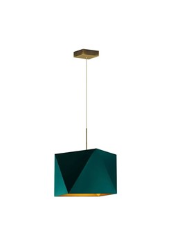 Pojedyncza lampa wisząca ze złotym stelażem - Bonero ze sklepu Edinos.pl w kategorii Lampy wiszące - zdjęcie 172202589