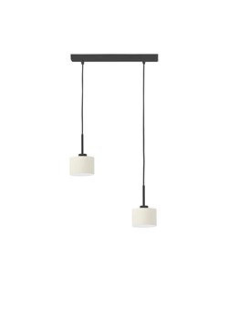 Regulowana okrągła lampa wisząca na czarnym stelażu - M3-W70 ze sklepu Edinos.pl w kategorii Lampy wiszące - zdjęcie 172203199