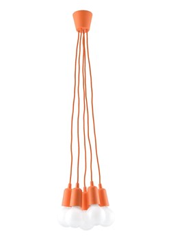 Pomarańczowa industrialna lampa wisząca - EX543-Diegi ze sklepu Edinos.pl w kategorii Lampy wiszące - zdjęcie 172203635