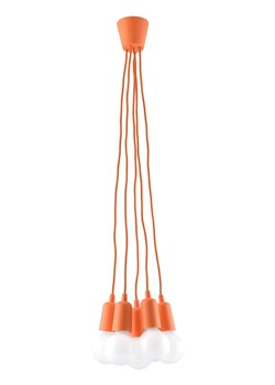 Pomarańczowa industrialna lampa wisząca - 3X EX543 Imersin ze sklepu Edinos.pl w kategorii Lampy wiszące - zdjęcie 172203635