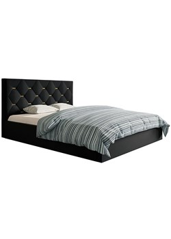 Tapicerowane łóżko z zagłówkiem 160x200 Netta 2X - 36 kolorów ze sklepu Edinos.pl w kategorii Łóżka i materace - zdjęcie 172203767