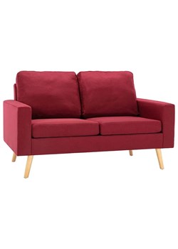 2-osobowa sofa czerwone wino - Muria 2Q ze sklepu Edinos.pl w kategorii Sofy i kanapy - zdjęcie 172204055