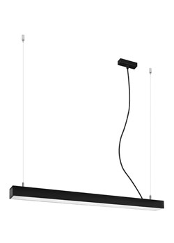 Czarna biurowa lampa wisząca liniowa 4000 K - EX616-Pini ze sklepu Edinos.pl w kategorii Lampy wiszące - zdjęcie 172204116