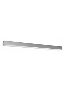 Srebrny podłużny plafon LED 3000 K - EX627-Pini ze sklepu Edinos.pl w kategorii Lampy sufitowe - zdjęcie 172204259