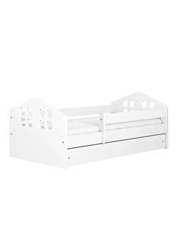 Białe łóżko dziecięce z materacem 80x140 - Flavio ze sklepu Edinos.pl w kategorii Łóżka dziecięce - zdjęcie 172204445