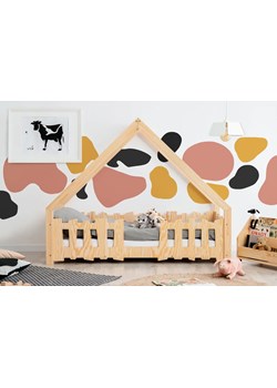 Drewniane łóżko dziecięce w formie domku 12 rozmiarów - Tiffi 4X ze sklepu Edinos.pl w kategorii Łóżka dziecięce - zdjęcie 172204567