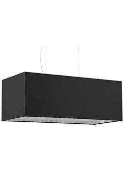 Czarny żyrandol z prostokątnym abażurem - EX706-Santex ze sklepu Edinos.pl w kategorii Lampy wiszące - zdjęcie 172204667