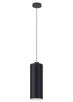 Pojedyncza lampa wisząca tuba na czarnym stelażu - EX822-Denves - 18 kolorów ze sklepu Edinos.pl w kategorii Lampy wiszące - zdjęcie 172204778