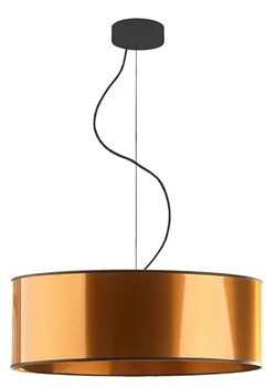 Miedziany okrągły żyrandol nad stół 50 cm - EX855-Hajfun ze sklepu Edinos.pl w kategorii Lampy wiszące - zdjęcie 172204847