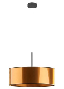 Miedziany żyrandol nad stół z abażurem 50 cm - EX873-Sintrev ze sklepu Edinos.pl w kategorii Lampy wiszące - zdjęcie 172204896
