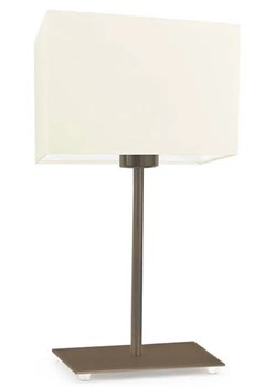 Lampka nocna z abażurem na złotym stelażu - EX943-Amalfo - 18 kolorów ze sklepu Edinos.pl w kategorii Lampy stołowe - zdjęcie 172205328