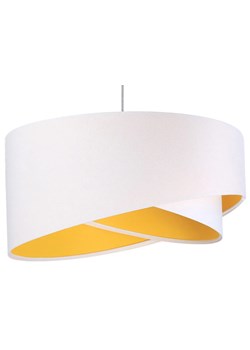 Biało-żółta nowoczesna lampa wisząca - EX990-Rezi ze sklepu Edinos.pl w kategorii Lampy wiszące - zdjęcie 172205599