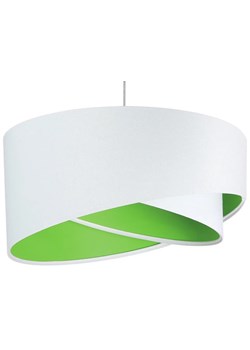 Biało-zielona elegancka lampa wisząca - EX990-Rezi ze sklepu Edinos.pl w kategorii Lampy wiszące - zdjęcie 172205607