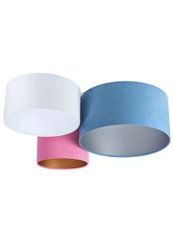 Kolorowy potrójny plafon abażurowy - EXX59-Lenisa ze sklepu Edinos.pl w kategorii Lampy sufitowe - zdjęcie 172206208